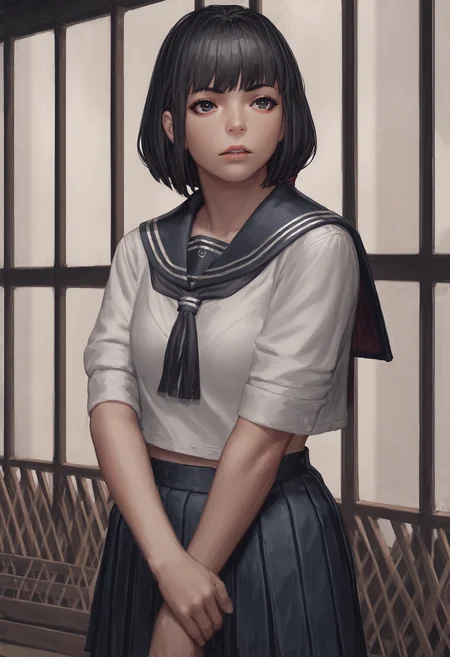 score_9, score_8_up, score_7_up, 1girl, serafuku
<lora:guweiz_style_pony:1>