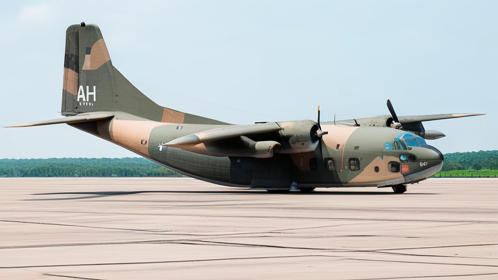 technical photograph of USAF (AIR_C123:2) sitting on an air force base runway, extremely detailed, infinite depth of field, f1.4,  <lora:AC_C123:1>