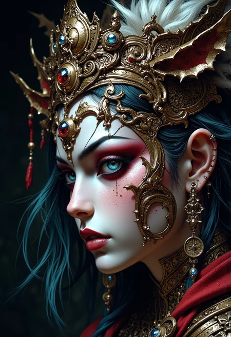masterpiece, closeup portrait of medusa, highest definition, HD32K, wallpaper, hyperdetailed, mythp0rt