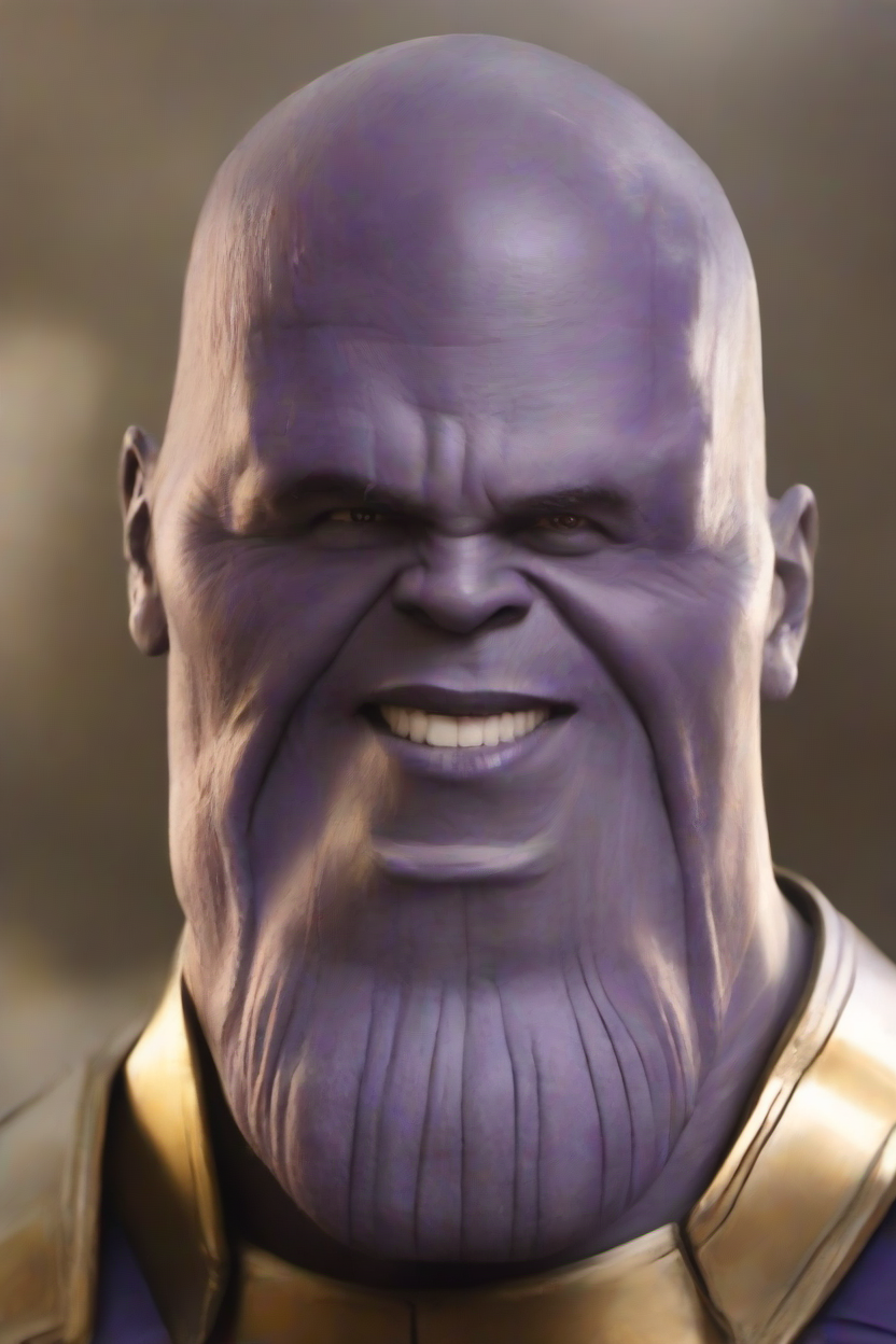 <lora:PE_SmallFace:1> PESmallFace,smal face,realistic,a men,a woman,
Thanos