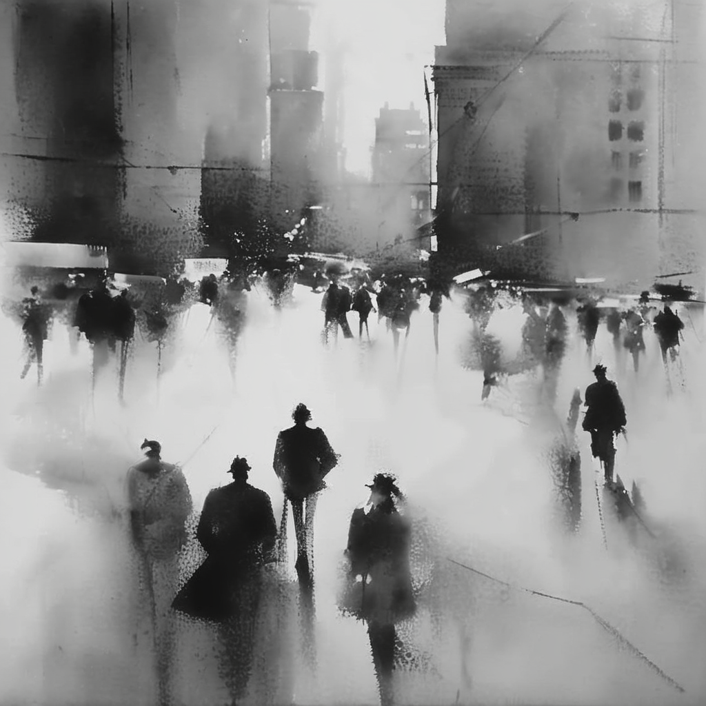 drawix22 people in the big city, in great detail<lora:drawix22:1>