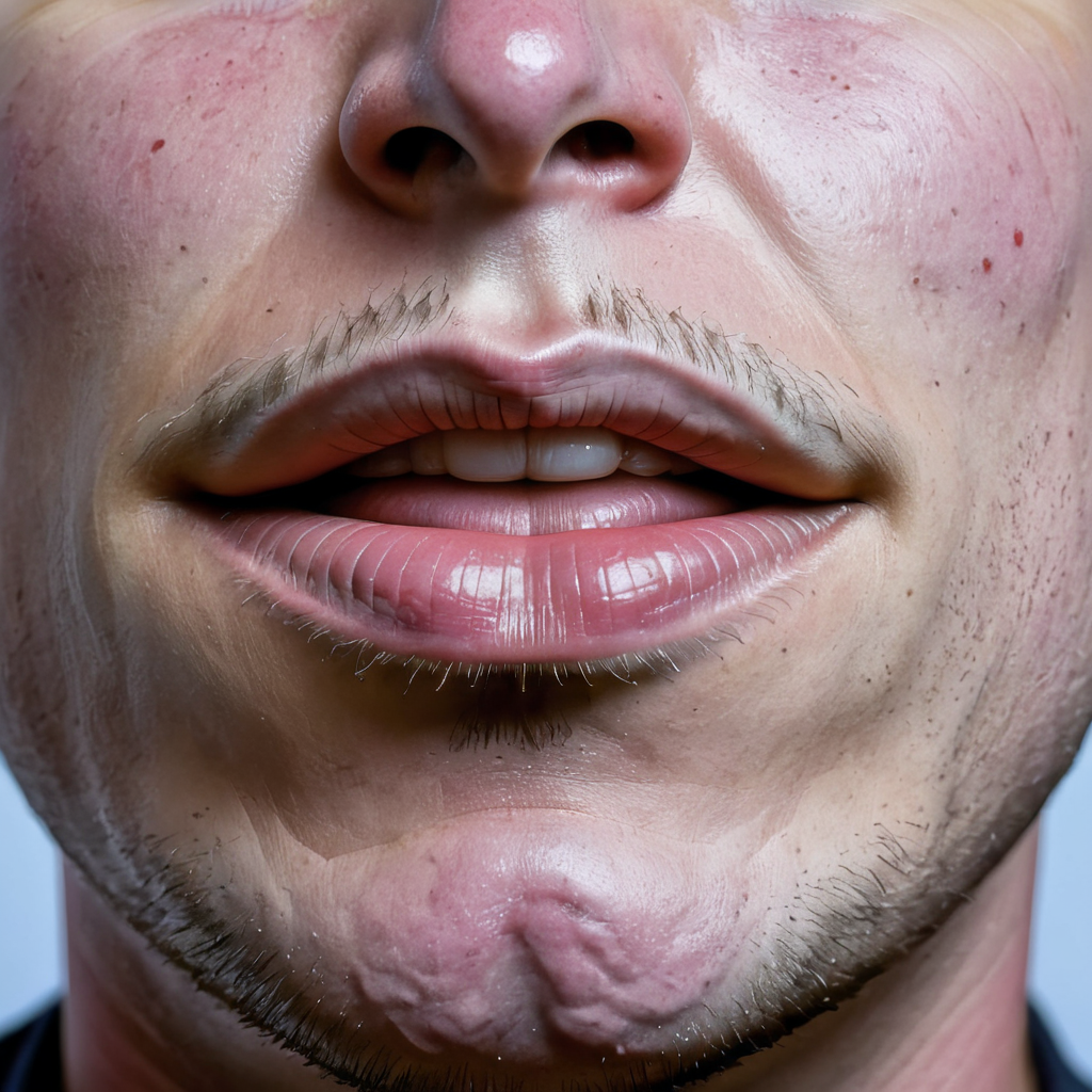 F mouth, man <lora:Everly_Heights_Talk_Mouth_XL:1> , lower face