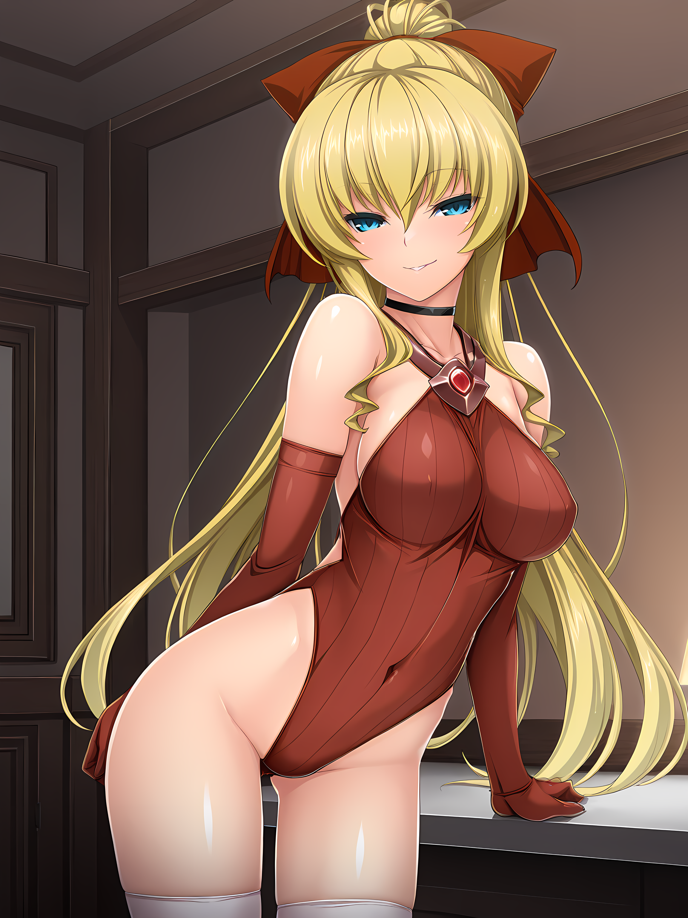 <lora:Ries_v2>,ries,lustform,indoors,inoino,seductive smile,cowboy shot,, masterpiece,best quality,amazing quality,