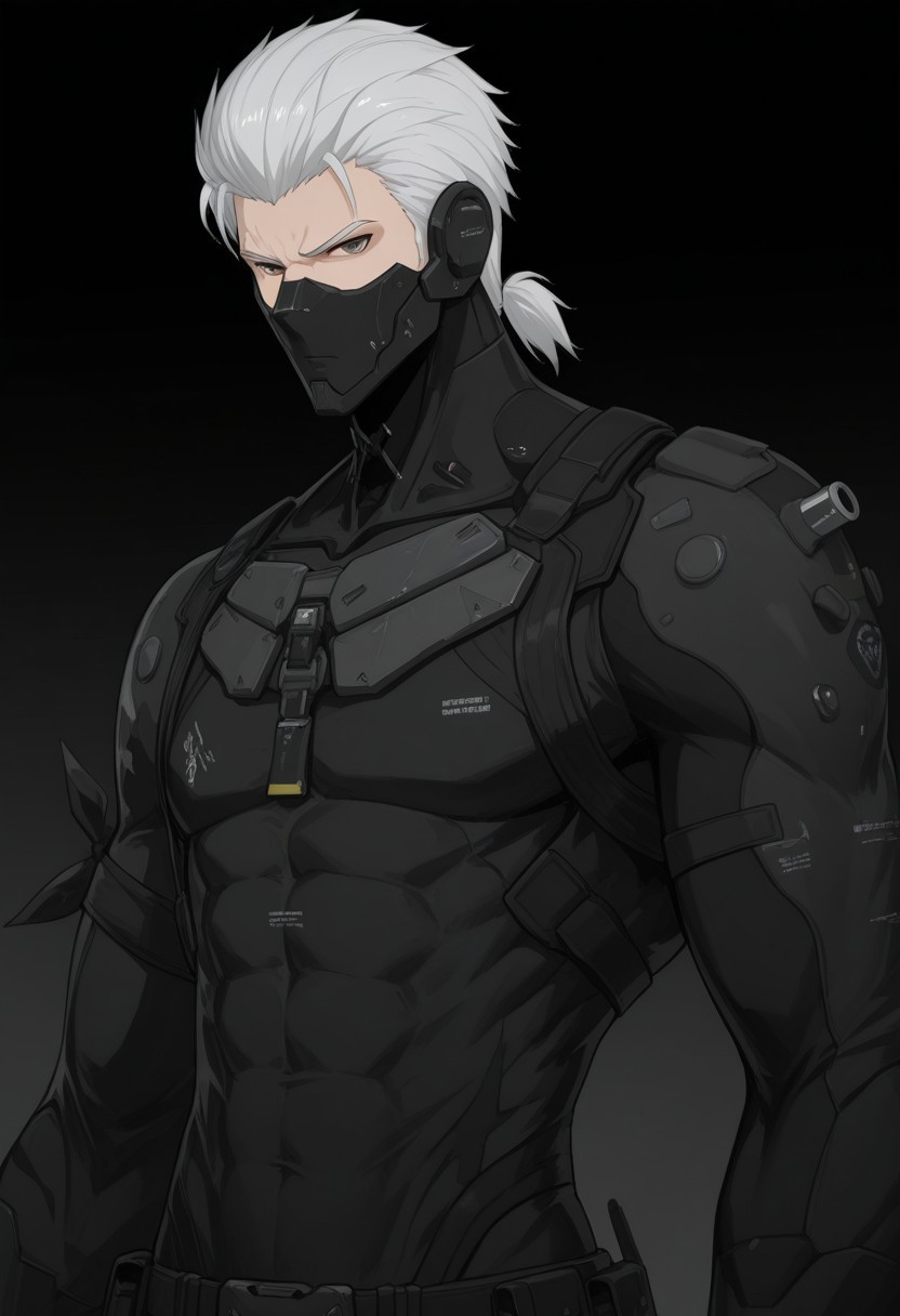 punishinggrayraven, 1boy, solo,
