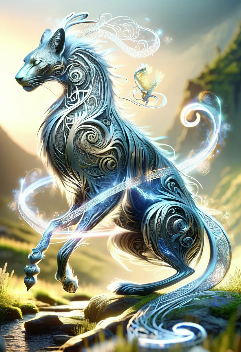 hyper detailed masterpiece, dynamic,awesome quality,DonM3lv3nM4g1cXL magic, ,kachima, Mysterious shape-shifter, appearing as a menacing hybrid animal creature,  elusive and powerful, cunning, trickery
   <lora:DonM3lv3nM4g1cXL-v1.1-000006:1>
