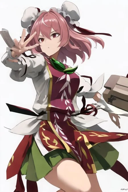 solo_focus, 1girl, ((white background, simple background)):2, (((masterpiece))), ((best quality)), ((ultra-detailed)), high resolution, absurdres, highres, ultra-detailed 8k unity wallpaper, 
ibaraki kasen,