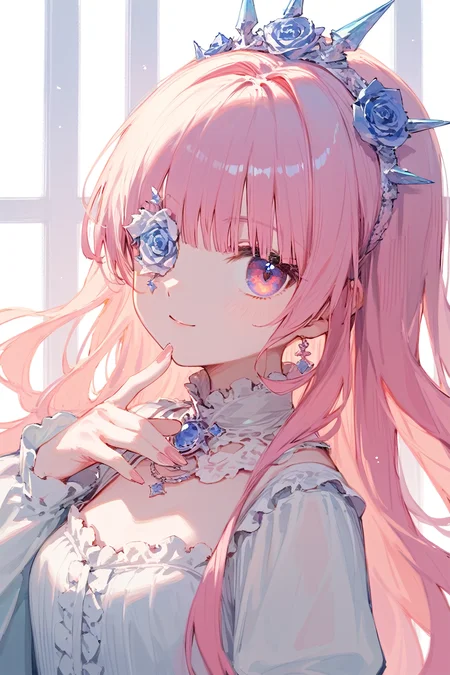 (score_9,score_8_up,score_7_up),masterpiece,best quality,kirakisho,upper body,1girl,solo,looking at viewer,<lora:kirakisho.pony:1>,