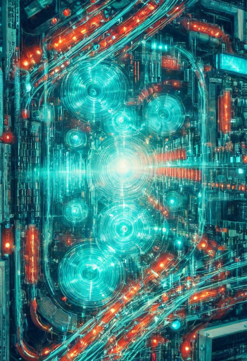 double exposure of opera diva Hatsune Miku with long floating aqua twintails singing high note merging with a printed circuit board of Yamaha electronics chip processor, <lora:DoubleExposure:1>, (head:1.8), <lora:The Phantom of the Opera style:1.5> The Phantom of the Opera style, <lora:loraeyesxl:0.4>