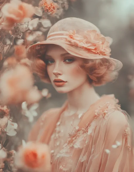 <lora:101_novuschroma_1:1> flapper woman novuschroma style