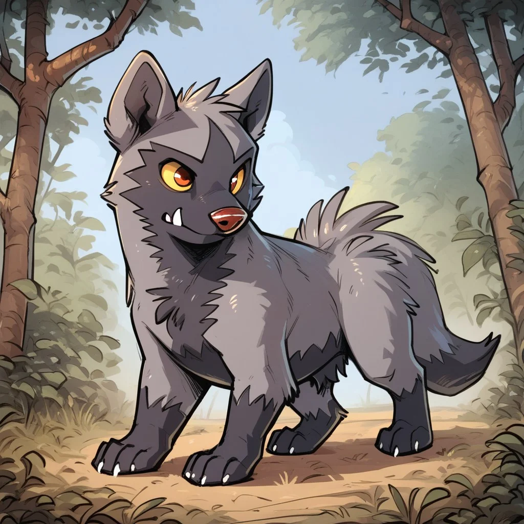 score_9, score_8_up, score_7_up, score_6_up, Poochyena, male, feral, sheath, ball tuft