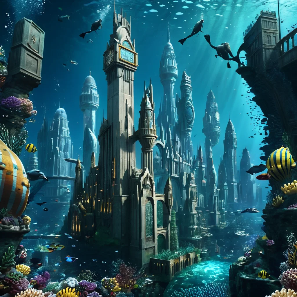 Masterpiece,absurd resolution,8k,high resolution,
AtlantisWorld,city,underwater
<lora:AtlantisWorld_XL:0.8>