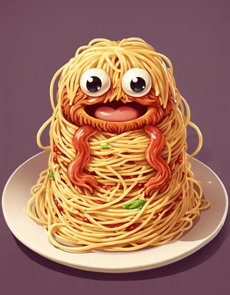 fooico   <lora:FoodIcons:0.8>, an adorable spaghetti monster, 8k,  game icon, professional, high quality, super cute, kawaii, 8k, adorable