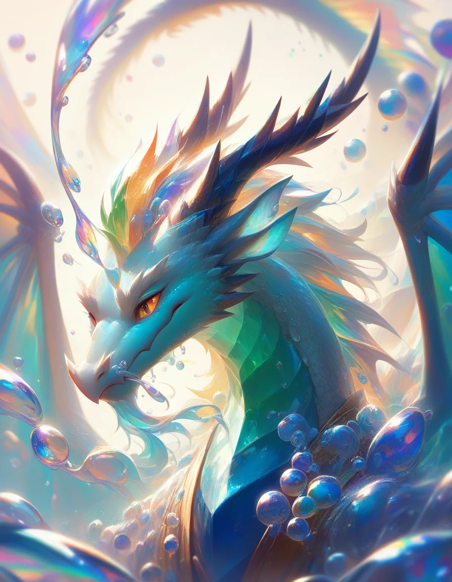 score_9, score_8_up, score_7_up, thickwater, liquid, bubbles, translucent, prism, dragon, amazing quality, best aesthetic, ((best quality:1.1)) <lora:thickwater:1> <lora:aesthetic_anime_v1s:1>