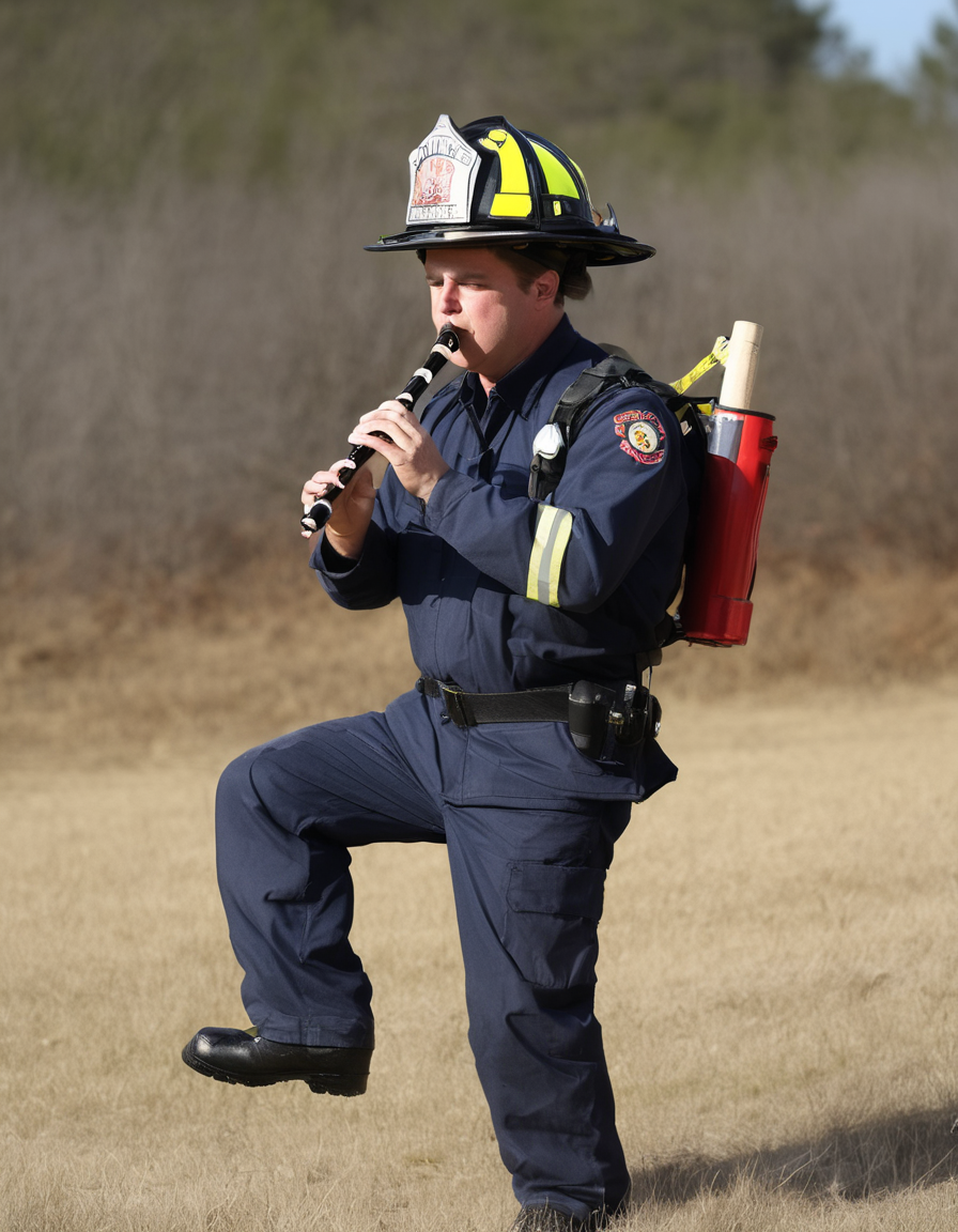 swsb-style, Firefighter, playing recorder