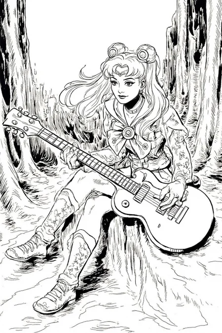 alexray1 drawing
punk sailor moon playing a guitar at a heavy metal mosh pit, tattoos, piercing. <lora:alexray1_nocap_d6a3:1.0><lora:815513869163339720:0>