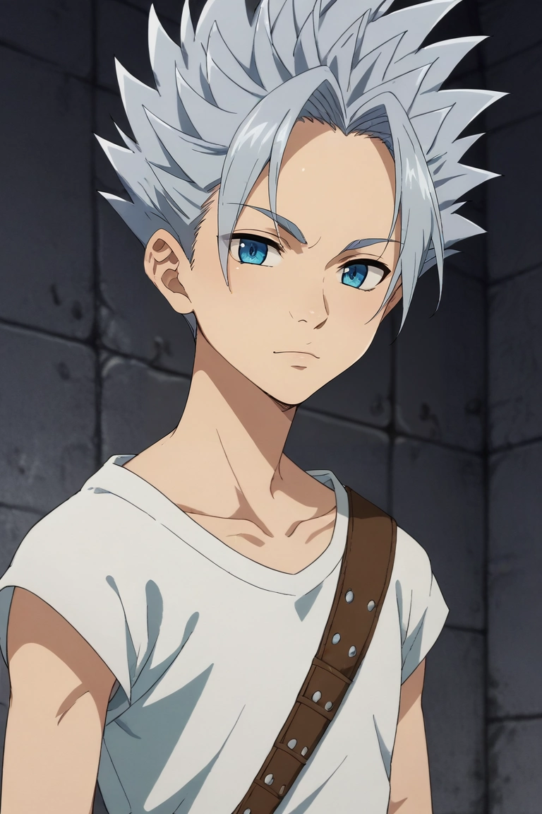 score_9, score_8_up, score_7_up, source_anime, rating_safe, intricate details, semi-realistic, looking at viewer, depth of field, 1boy, solo, male focus, <lora:arden_nnt_pony:0.94>, arden_nnt, grey hair, blue eyes, short hair, spiked hair, , , <lora:sdxl_lightning_8step_lora:1>