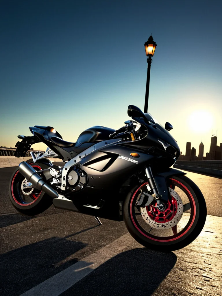 professional 3d model motorcycle,, ultra detailed, masterpiece, extremely detailed 8k,<lora:R0k00M0t0rV3h1c13HD:1>,R0k00M0t0rV3h1c13HD,Exquisite details and textures, tower, road, outdoors, car, sports car, sky, city, building, sharp focus, street, cityscape,(ground vehicle,motor vehicle:1.2), ultra detailed, masterpiece, extremely detailed,, . octane render, highly detailed, volumetric, dramatic lighting