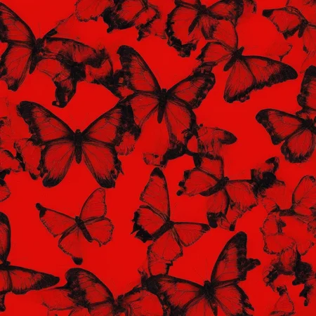 <lora:SDXL_only_red2_Sa_May_v3:1> red, butterflies