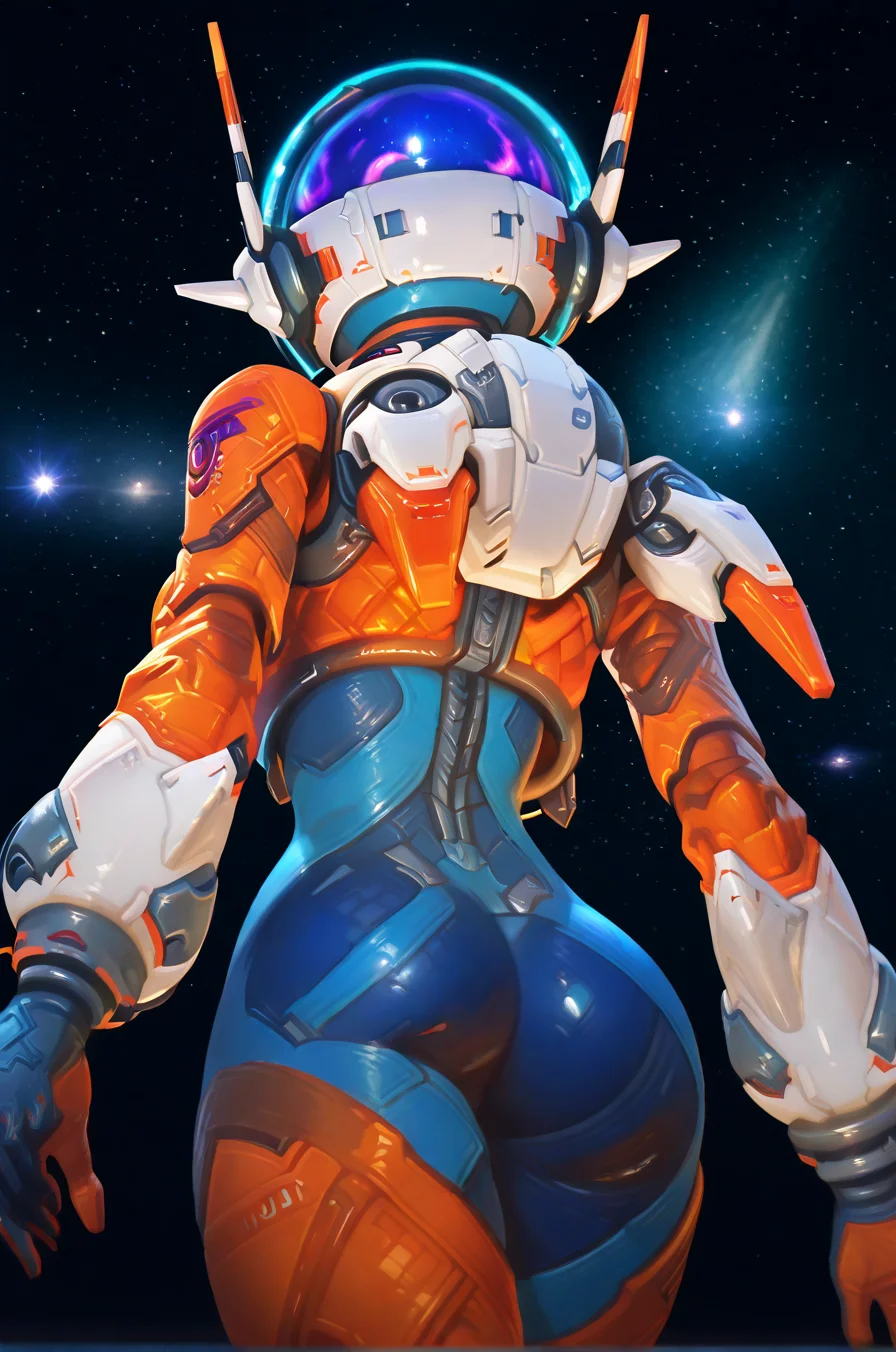 <lora:juno:1> ow juno, floating, at space, galaxies, cowboy shot, dramatic angle, close-up, from behind, looking at viewer, smiling, masterpiece, best quality, good quality, very aesthetic, absurdres, newest, (Perfect details), <lora:USNR STYLE_XL_loha:0.3> <lora:spo_sdxl_10ep_4k-data_lora_webui:0.3> <lora:ponyv5_noobV065S_1_adamW:0.3> <lora:GBF_Illustrious:0.3> <lora:748cmSDXL:0.4>