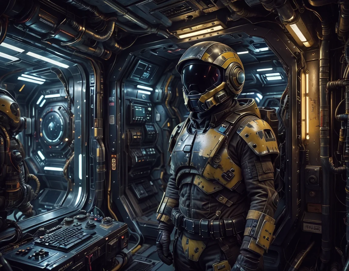 (A funny still from a new film featuring mhelmet artstyle artstyle's character getting trapped in a revolving door:1.34), chaotic aftermath <lora:2024-04-01 - mjhelmet - 64dim - LoRA.safetensors:1>