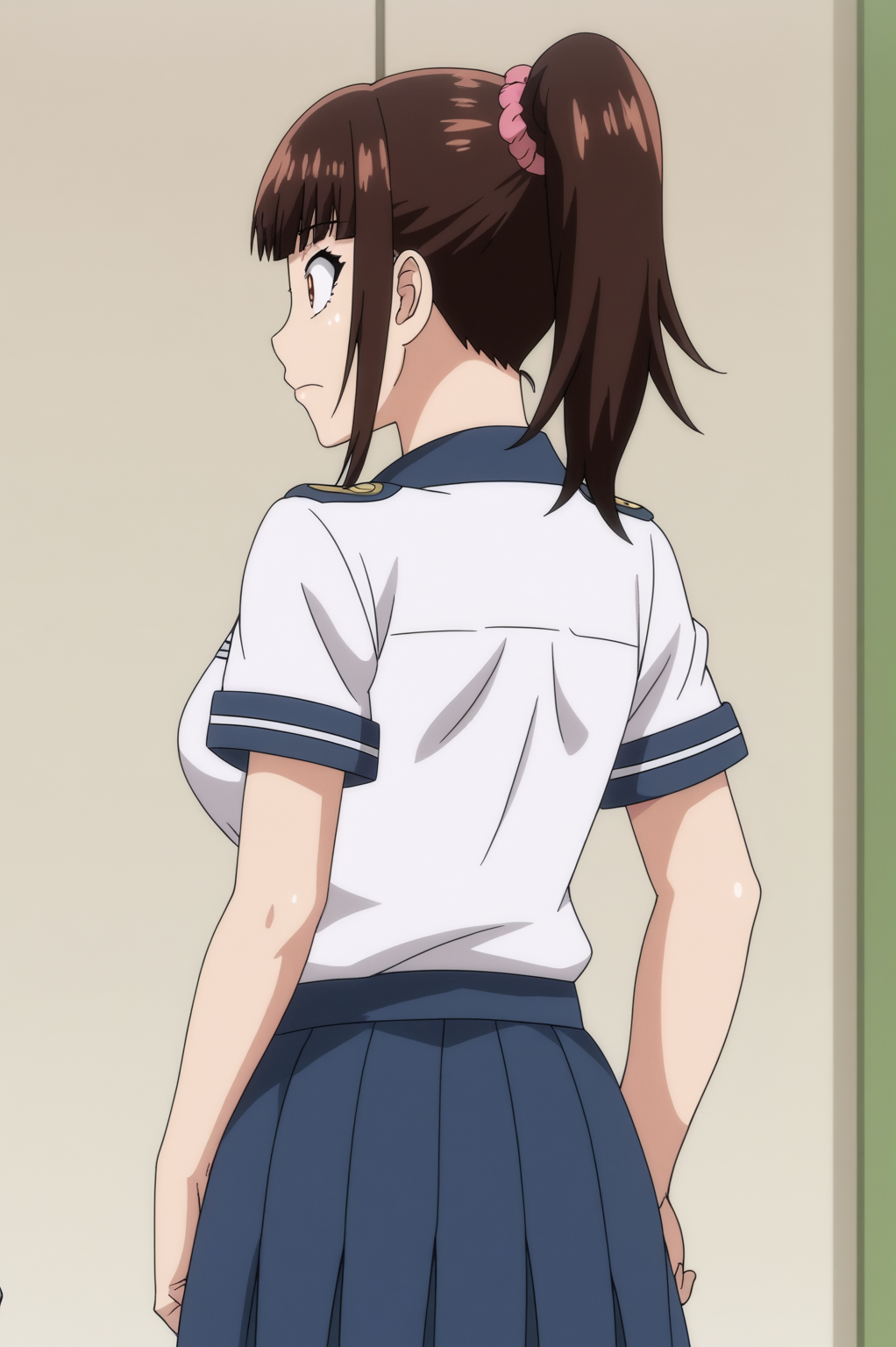 rating_all,  anime screencap, consistent background,   Satsuki Kuroda <lora:Private-Iinchou_wa_Saimin_Appli_o_Shinjiteru-Satsuki_Kuroda-PDXL.safetensors:0.8>,