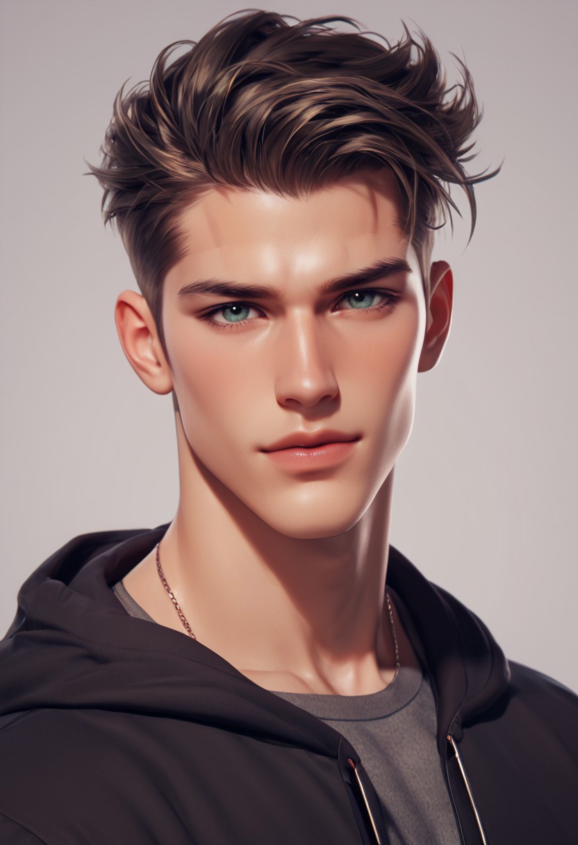 score_9, score_8_up, score_7_up, 25 yo handsome male model, high detail, realsitic shadow