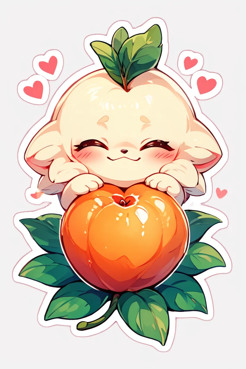 score_9, score_8_up, score_8, BREAK, solo, blush, smile, simple background, white background, closed mouth, closed eyes, heart, no humans, fruit, spoken heart, outline, white outline, abstract background, white outline, <lora:KawaiiKritterPDXL:0.8>, <lora:CatalystStylePDXL:0.6>, <lora:SDXLFaeTastic2400:0.5>, <lora:Expressive_H-000001:0.4>,