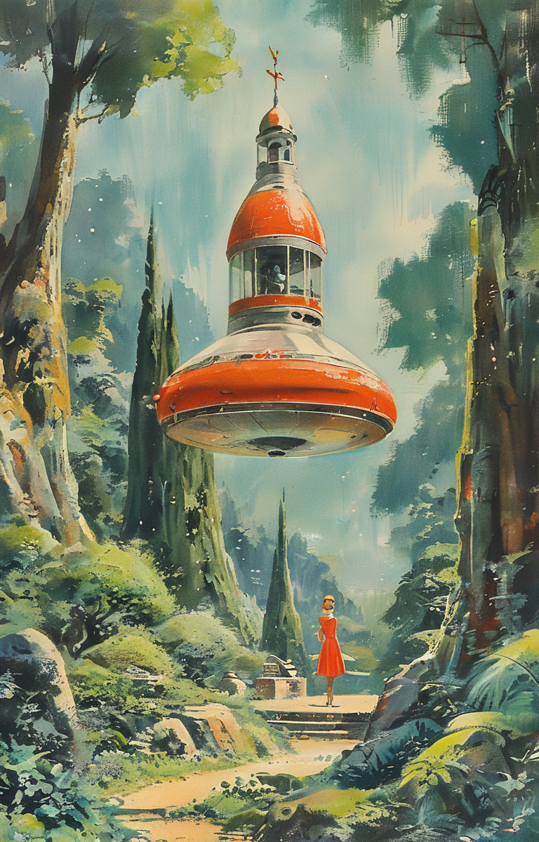 masterpiece,best quality,<lora:tbh315-sdxl:0.9>,illustration,style of Gerry Anderson A bottle of perfume in garden