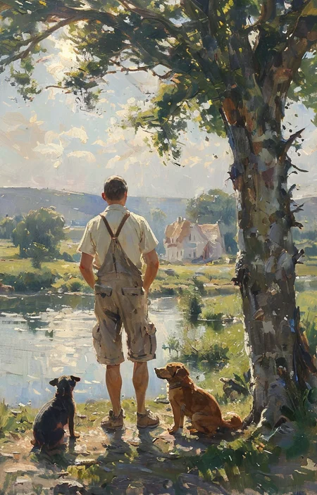 masterpiece,best quality,<lora:tbh209-sdxl:0.9>,illustration,style of Anthony Thieme animals