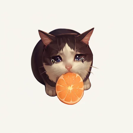 score_9, score_8_up, score_7_up,score_6_up, score_3, score_5, score_4, 
sad cat meme, no humans, cat, animal focus, animal, solo, looking at viewer,food around,huge amount of food,full body,
,animal,sad,cry,tears,
 <lora:sad_cat_pony27:0.8>