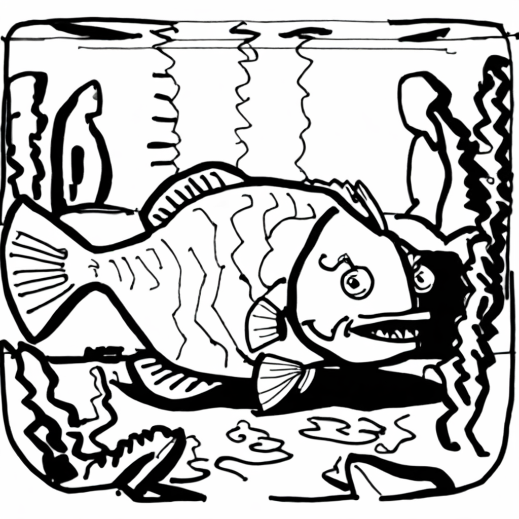 drawix19 piranha fish<lora:drawix19:1>