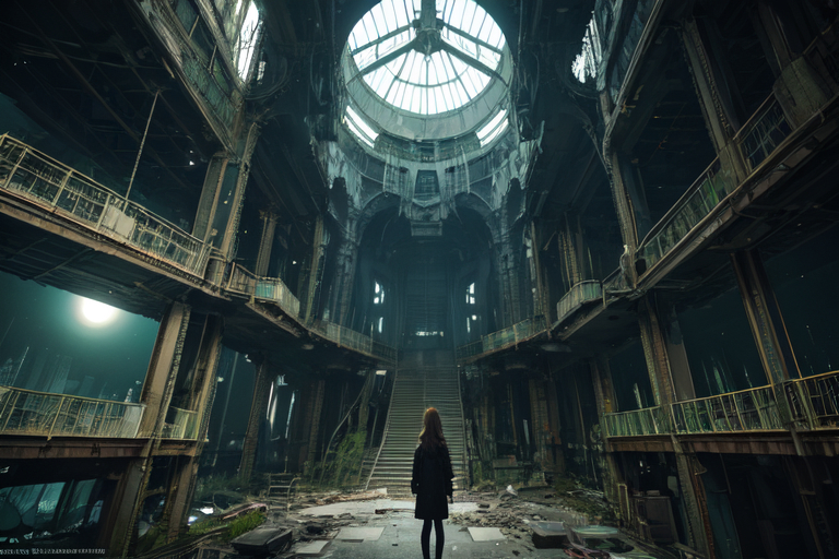 highly insanely detailed, masterpiece, top quality, best quality, highres, 4k, 8k, RAW photo, (very aesthetic, beautiful and aesthetic),  
tsutomu nihei,nihei_tsutomu,blame!,blame gakuen!,abara,TNstyle,sidonia_no_kishi,(giant room,stairs,tower,deep horizon,megastructure in background,lab,city ruins,mausoleum,hangar,space,spacecraft),dark sky,black sky,gauna,gauna mech,bridge,buildings,letterboxed,clouds,air conditioner,star \(sky\),starry sky,walkway,dome, 
<lora:blamev2:0>, 
(1girl:1.3), 
solo focus, 
perspective photo of the house on clift,post-apocalypse,brutalist,brutal green covered with green grass,many people,neon light,forest,jungle atmosphere,sunset,sunshine cinematic,rose gold background,âââ