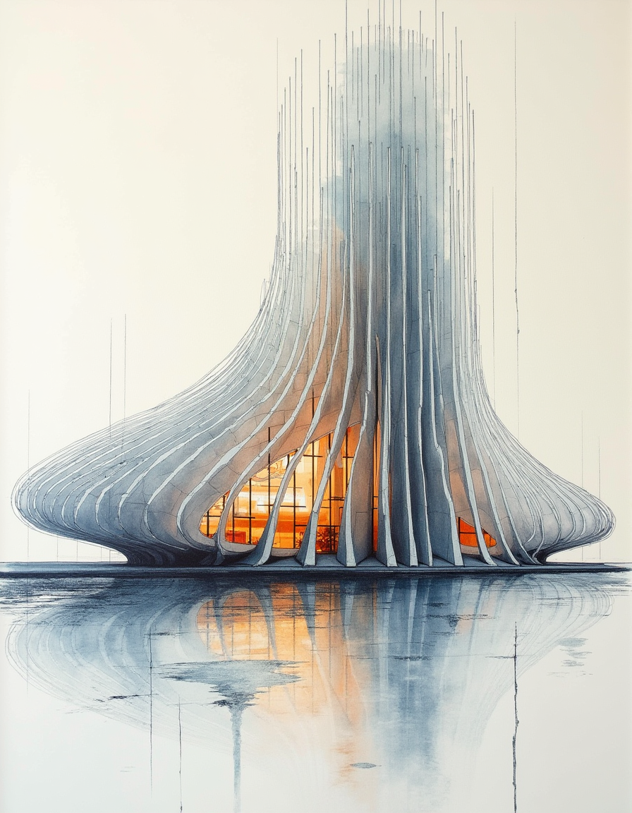 a masterpiece print of design legend César Pelli & Associates