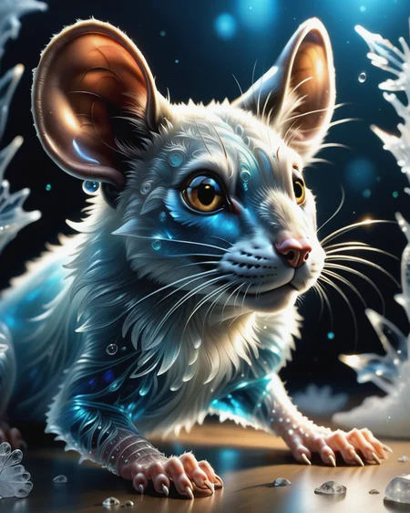 score_9, score_8_up, score_7_up, intricate details, rating_safe,
<lora:BioIceCrystalsPONY:1>, 1boy(made out of Jed-Blmicry, bioluminiscence, translucent,
rat,
full body, looking at the viewer, solo, smiling), detailed background, depth of field, subsurface scattering,
<lora:ral-chrosc-clr:0.3>, ral-chrosc-clr,
<lora:xl_more_art-full_v1:0.3>,
<lora:add-detail-xl:0.3>