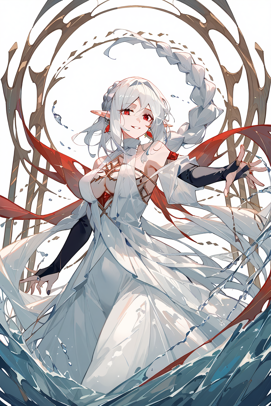 (score_9,score_8_up,score_7_up),<lora:Gladiia(Arknights)-v1-000008>,Gladiia(Arknights),1girl,milf,pointy ears,bridal gauntlets,breasts,solo,red eyes,dress,braid,white hair,white background,water,cleavage,jewelry,long hair,earrings,simple background,bare shoulders,white dress,elf,elbow gloves,gloves,smile,sidelocks,large breasts,
good feet,anime,NSFW,expressive,amazing quality,ultra hd 32k,
