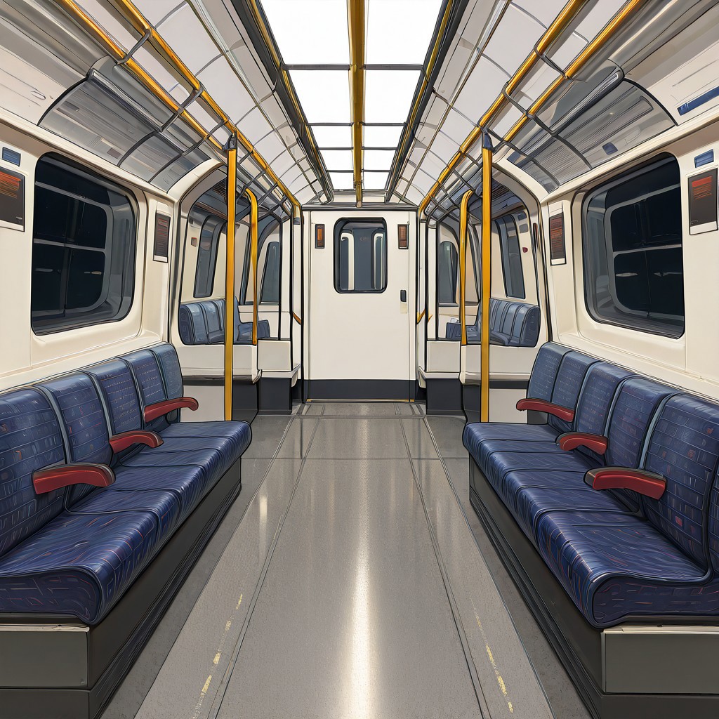 (masterpiece, newest, best quality, highly detailed, very awa, superfine illustration, official art style),  very detailed face, hyperrealistic, (UHD quality details), tube_carriage, no humans, along carriage, tube seats, depth of field, 8k uhd, absurdres, volumetric lighting, tack sharp focus, beautiful composition, intricate detail, professional illustration