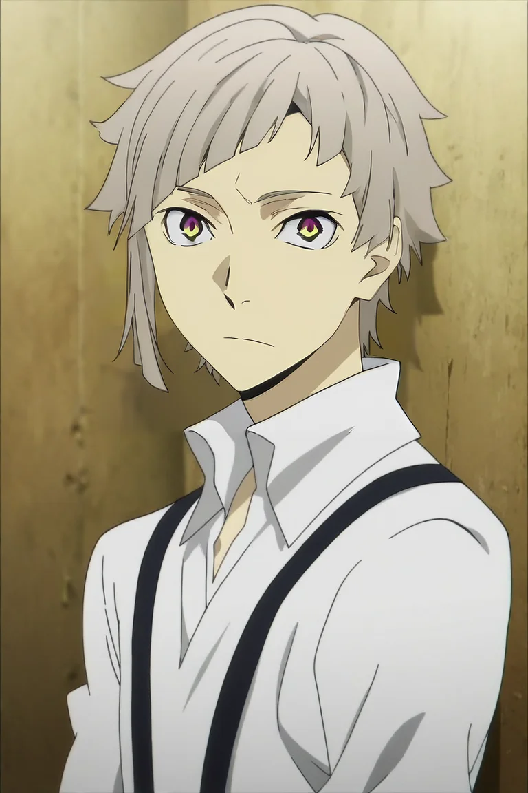 score_9, score_8_up, score_7_up, source_anime, anime screencap, , official style, looking at viewer, upper body, , 1boy, solo, male focus, <lora:atsushi_nakajima_pony:1>, atsushi_nakajima, , long sleeve shirt,, , , <lora:sdxl_lightning_8step_lora:1>