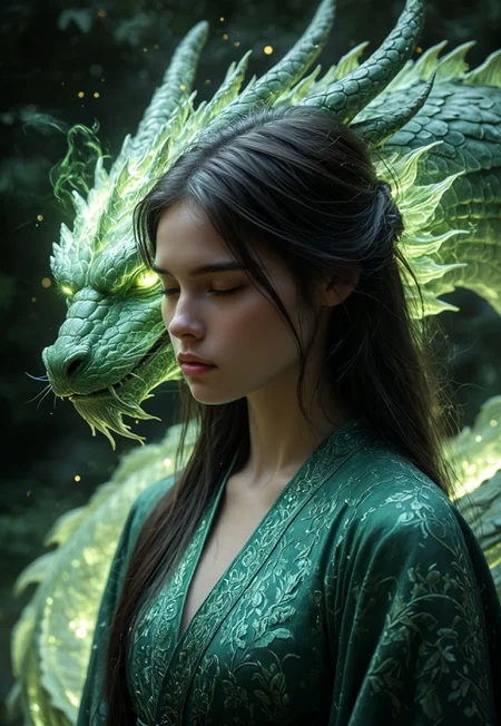 safe_pos, (((score_9, score_8_up, score_7_up))), ((( highly detailed, masterpiece, perfect, detailed, hd, )))
,
((( Dramagmb, colossal ethereal green dragon head, green glowing)))
,
((( 1girl, beautiful, long hair, green hair, magic robe, solo, )))
,
((( Sad )))
,
((( Outdoors )))
,
((( Face close-up view, dramatic scene)))
,
(( ))
,
((( )))
,
()
