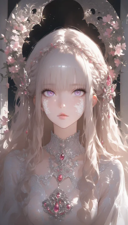 professional 3d model masterpiece,high score,great score,absurdres, <lora:Alice Prin_Complete-000005:1>,Alice Prin (style, hair, dress, alice, prin), ., Naerys had the Targaryen looks, a fine and delicate beauty, almost unworldy. She was slender and small, with big deep violet in hue eyes and fine, pale, porcelain skin, near translucent. Naerys Targaryen. . octane render, highly detailed, volumetric, dramatic lighting