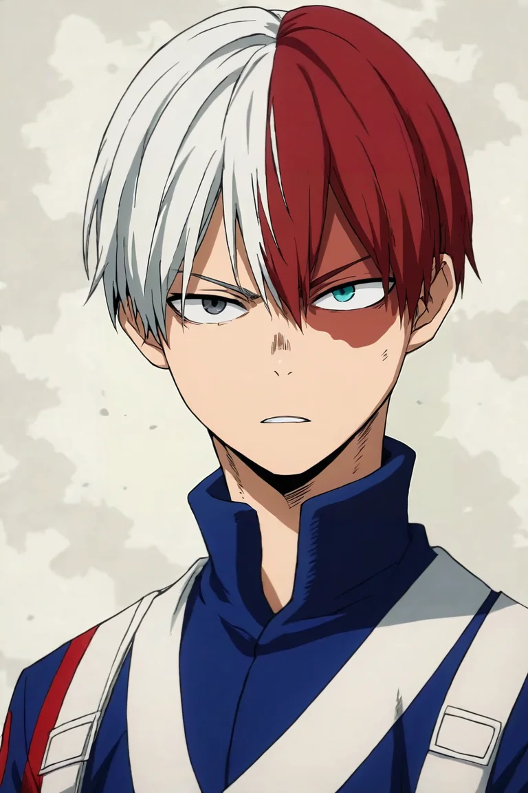 score_9, score_8_up, score_7_up, score_6_up, score_5_up, score_4_up, BREAK source_anime, (best quality:1.1), (masterpiece:1.4), , , , 1boy, solo, male focus, <lora:shouto_todoroki_pony:0.82>, shouto_todoroki, white hair, red hair, grey eyes, blue eyes, heterochromia, two-tone hair, split-color hair, , , , , world war 1, , <lora:sdxl_lightning_8step_lora:1>