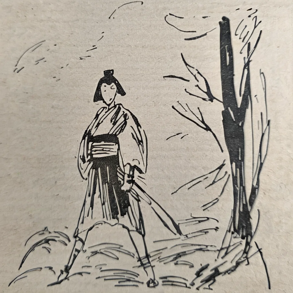 drawix15 samurai girl<lora:drawix15:1>
