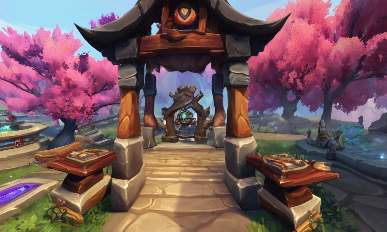 score_9, score_8_up, score_7_up, rating_safe BREAK, world of warcraft, Shrine, The Vale of Shadows: A dark and foreboding valley where no sunlight ever penetrates, warcraftstyle, <lora:WarcraftStyle_v1:0.8>
