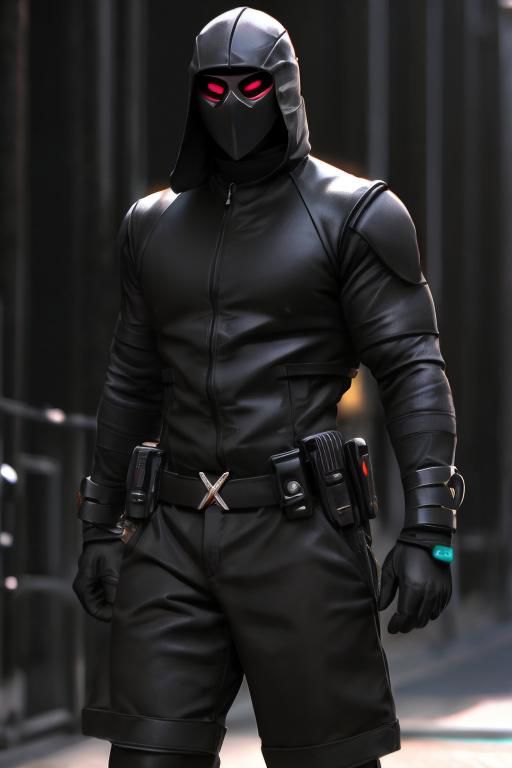 heromkr2023, 8k, uhd, best quality, masterpiece, full body, 1man, dingy  masked hero, intimidating appearance, dangerous, (((night))), 5caryma5k