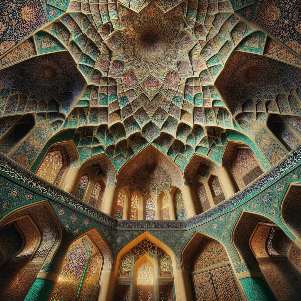 persian patterns, Iranian mosque, Iranians patterns