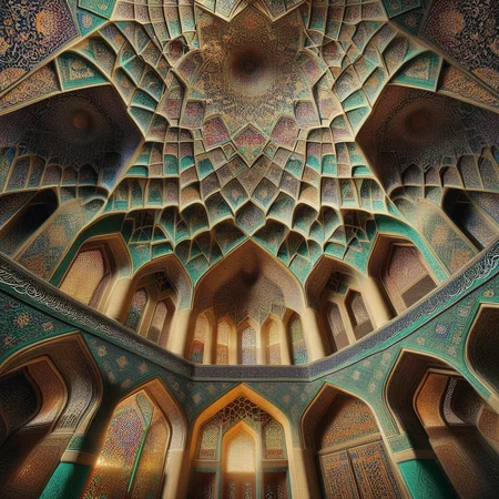 persian patterns, Iranian mosque, Iranians patterns