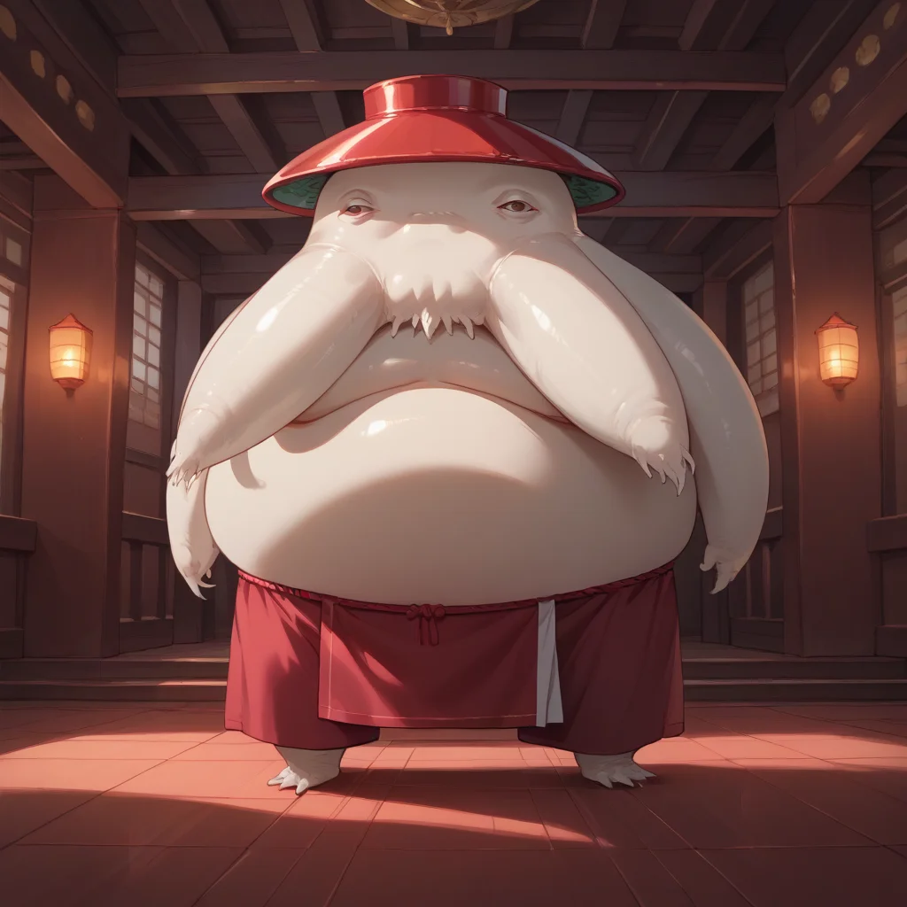 score_9, score_8_up, score_7_up, score_6_up, score_5_up, sourse_anime, zPDXL, rating_ safe BREAK,
solo, in japanese temple,
monster, oshira-sama, radish spirit <lora:radish_spilit:1>, <lora:add-detail-xl:1> <lora:detail_eyes:0.5>