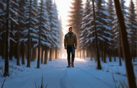 <lora:Random_style_lora_Illustrious:1>, ((rtxon, scenry, depth of field, wide shot, winter)), man, ,, masterpiece,best quality,amazing quality,very aesthetic,high resolution,ultra-detailed,absurdres,
solo, male focus, muscular male, muscular male, bara, mature, (very short hair, beard, bara, mature, facial hair, stubble), facial hair, bara, mature,
aixiwuganda_(20222192), very awa, masterpiece, best quality, absurdres, newest, perfect quality, detailed background, intricate details,
<lora:slider_Body Type_alpha1.0_rank4_noxattn_last:2><lora:style_Anime Summer Days 2 Style SDXL_LoRA_Pony Diffusion V6 XL:.6><lora:slider_cfg_scale_boost:.7><lora:Artist6p:.55> Artist6p, Artist04p,<lora:slider_il_brightness_slider_d1:-1><lora:slider_il_contrast_slider_d1:-1><lora:slider_DarkSlider1.2_alpha1.0_rank16_full_300steps:-.6>