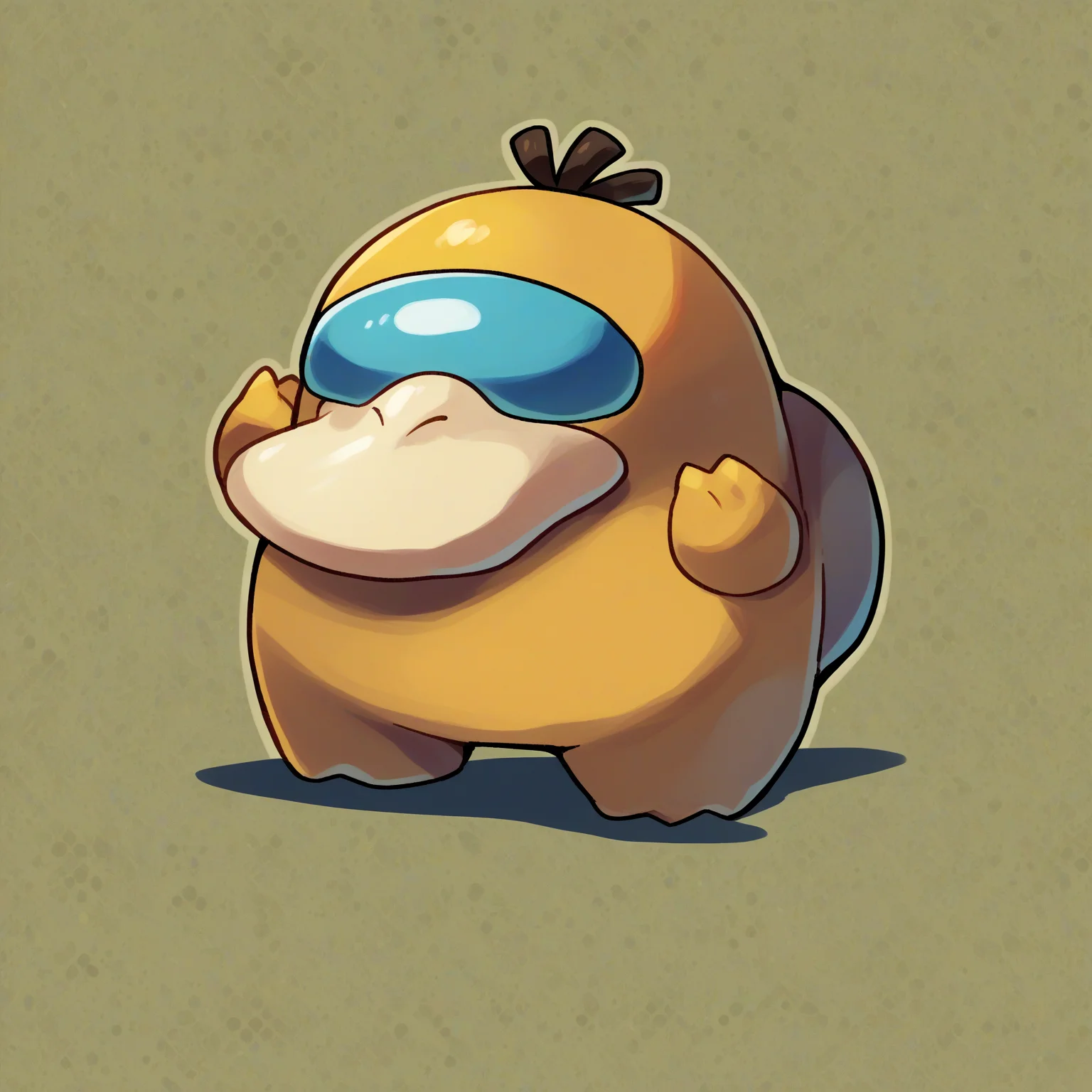 score_9, score_8_up, score_7_up, crewmate (among us), spacesuit, no humans, space helmet, full body, solo, (handsomize:1.15),  beak, psyduck, pokemon (creature), yellow<lora:Pony\memes\AmongUs_pdxl_Incrs_v1.safetensors:1.0:1.0> <lora:Pony\Pokemon\POKEMON_PSYDUCK.safetensors:0.9:0.9>