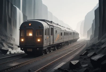 score_9_up, score_8_up, score_7_up, score_6_up, anthracite, coal, glowing, train,