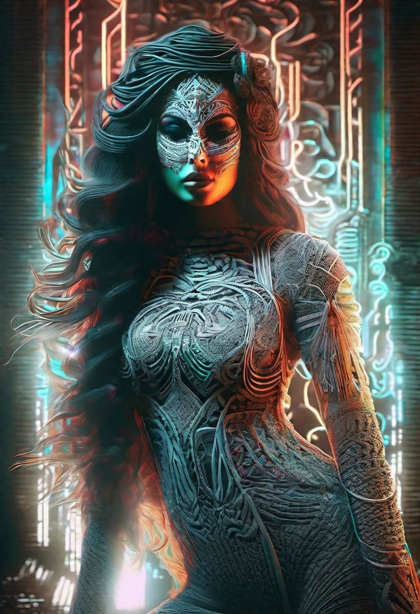 ral-exposure, 1girl, girl with mushroomhead, looking to the right side, glowing eyes, in the style of double exposure, (goth:1.6), black, long hair, viking witch, neon art nouveau, long exposure, wimmelbilder, layered lines, neonpunk, chiaroscuro, best quality, forest, moon, masterpiece, highres, absurdres, incredibly absurdres, huge filesize, wallpaper, colorful,8K,RAW photo <lora:ral-exposure-sdxl:1>,EdobHorrorLandscape, fog, saliva, goggles, simple background, tentacles, fog, moon, forest, goggles, red sky, dragon, ambiguous gender, extra eyes, male focus, fantasy, sharp teeth, silhouette, spikes, mask, planet, saliva, dark, <lora:EdobHorrorLandscape_XL_v1.0:0.8>